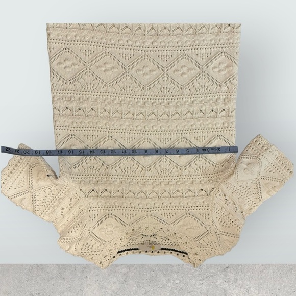 Boden Claudia Textured Knitted Dress In White 6 - Picture 9 of 9